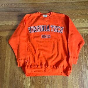 Vintage‎ Russell athletic embroirded Virginia tech crew neck sweatshirt